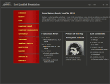 Tablet Screenshot of janacek-nadace.cz